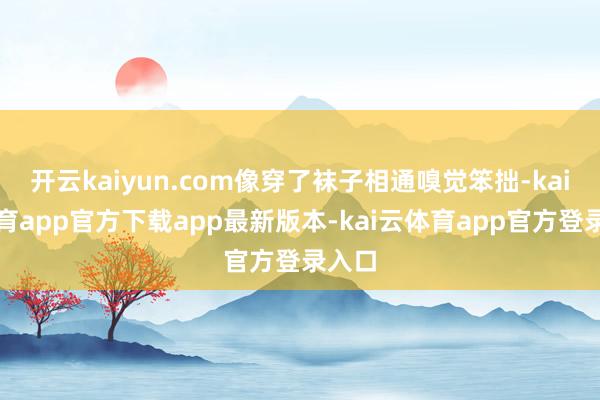 开云kaiyun.com像穿了袜子相通嗅觉笨拙-kai云体育app官方下载app最新版本-kai云体育app官方登录入口